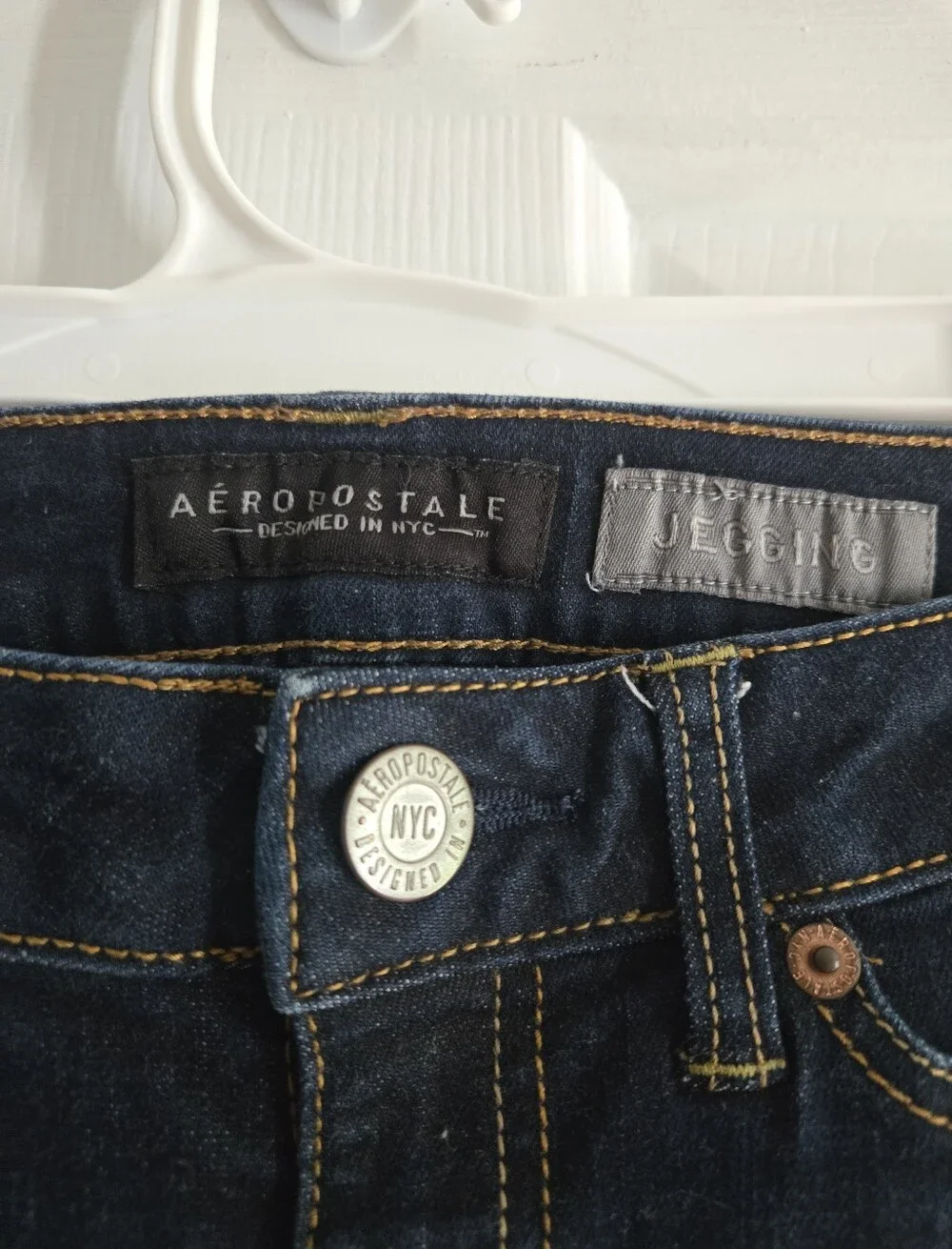 Aeropostale Dark Blue Skinny Jeans Jegging Fit 00 Short
